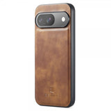 Dg.Ming Google Pixel 9/Pixel 9 Pro Etui med Aftageligt Cover Brun
