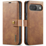 Dg.Ming Google Pixel 9/Pixel 9 Pro Etui med Aftageligt Cover Brun