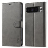 Lc.Imeeke Google Pixel 9/Pixel 9 Pro/Pixel 10/Pixel 10 Pro Cover med Kortlomme Grå