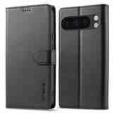 Lc.Imeeke Google Pixel 9/Pixel 9 Pro/Pixel 10/Pixel 10 Pro Cover med Kortlomme Sort