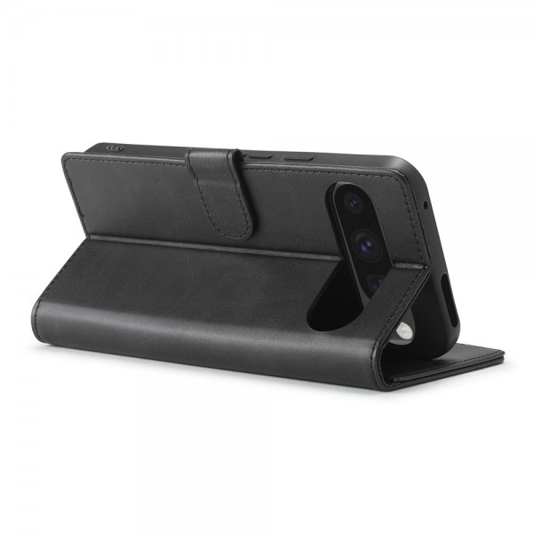 Lc.Imeeke Google Pixel 9/Pixel 9 Pro/Pixel 10/Pixel 10 Pro Cover med Kortlomme Sort