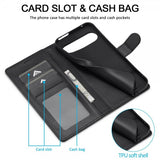 Lc.Imeeke Google Pixel 9/Pixel 9 Pro/Pixel 10/Pixel 10 Pro Cover med Kortlomme Sort