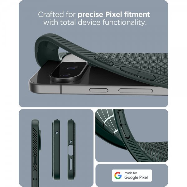 Spigen Google Pixel 9/Pixel 9 Pro Cover Liquid Air Abyss Green