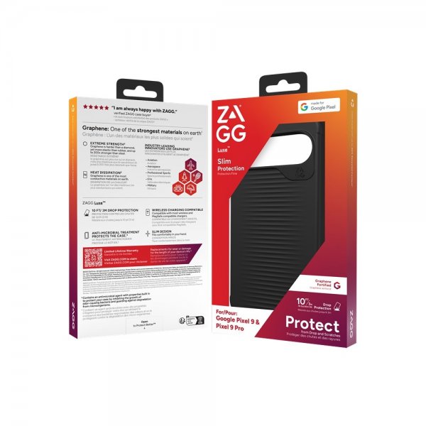 ZAGG Google Pixel 9/Pixel 9 Pro Cover Luxe Sort