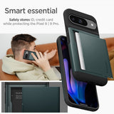 Spigen Google Pixel 9/Pixel 9 Pro Cover Slim Armor CS Abyss Green
