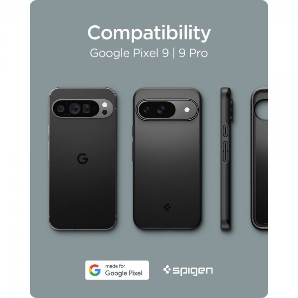 Spigen Google Pixel 9/Pixel 9 Pro Cover Thin Fit Sort