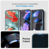 Spigen Google Pixel 9/9 Pro/Pixel 10/10 Pro Skærmbeskyttelse GLAS.tR EZ Fit 2-pak