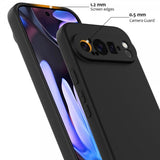 Google Pixel 9 Pro Cover med Rem Silikone MagSafe Sort
