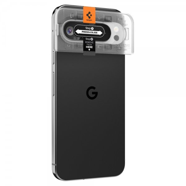 Spigen Google Pixel 9 Pro XL Kamerabeskyttelsesglas.tR EZ Fit Optik 2-pak