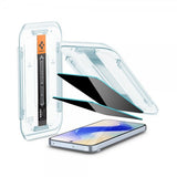 Spigen Google Pixel 9 Pro XL/Pixel 10 Pro XL Skærmbeskyttelse GLAS.tR EZ Fit Privacy 2-pak