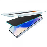 Spigen Google Pixel 9 Pro XL/Pixel 10 Pro XL Skærmbeskyttelse GLAS.tR EZ Fit Privacy 2-pak