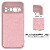 Google Pixel 9 Pro XL Cover med strop Silikone Pink