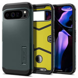 Spigen Google Pixel 9 Pro XL Cover Tough Armor Abyss Green