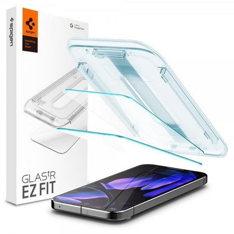 Spigen Google Pixel 9 Pro XL/Pixel 10 Pro XL Skærmbeskyttelse GLAS.tR EZ Fit 2-pak