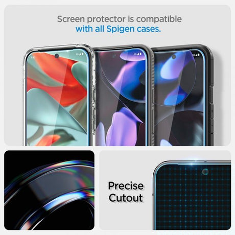 Spigen Google Pixel 9 Pro XL/Pixel 10 Pro XL Skærmbeskyttelse GLAS.tR EZ Fit 2-pak