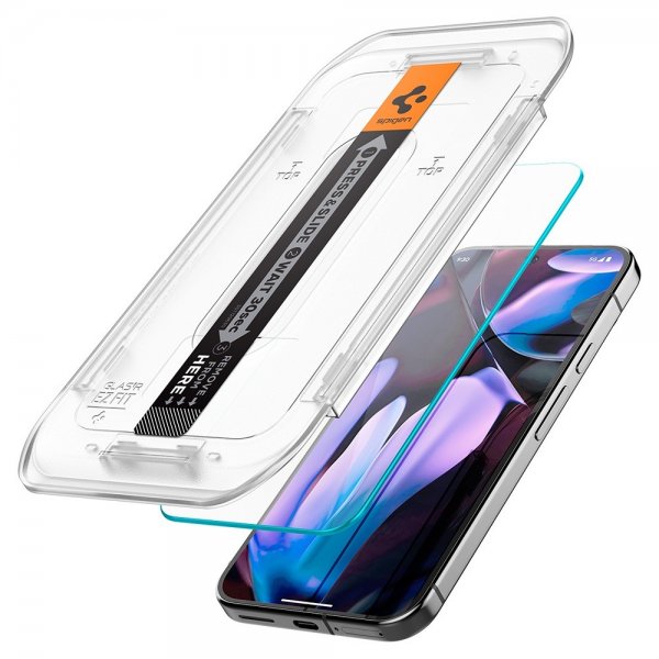 Spigen Google Pixel 9 Pro XL/Pixel 10 Pro XL Skærmbeskyttelse GLAS.tR EZ Fit 2-pak