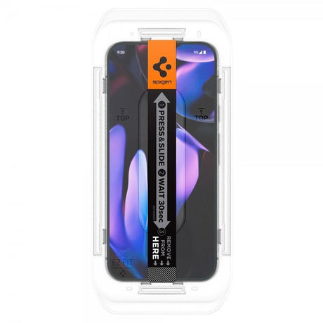 Spigen Google Pixel 9 Pro XL/Pixel 10 Pro XL Skærmbeskyttelse GLAS.tR EZ Fit 2-pak