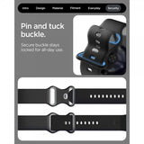 Spigen Google Pixel Watch 1/2/3/4 41 mm armbånd Nano Pop Black Sesame