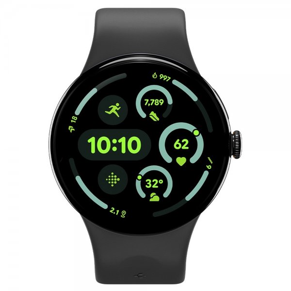 Spigen Google Pixel Watch 1/2/3/4 41 mm armbånd Nano Pop Black Sesame