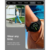 Spigen Google Pixel Watch 3/4 45mm Rem Nano Pop Black Sesame