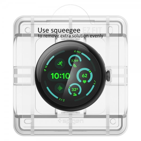 Spigen Google Pixel Watch 3/4 45mm Skærmbeskyttelse EliteShield EZ Fit 2-pak