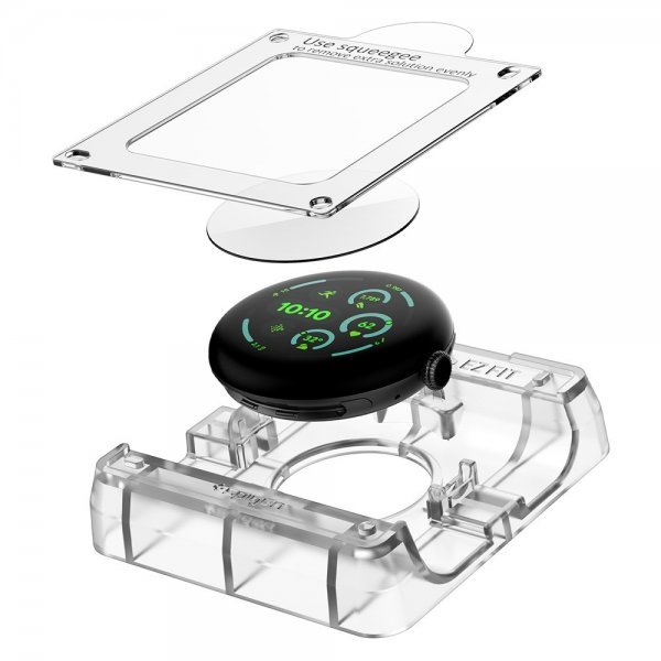 Spigen Google Pixel Watch 3/4 45mm Skærmbeskyttelse EliteShield EZ Fit 2-pak