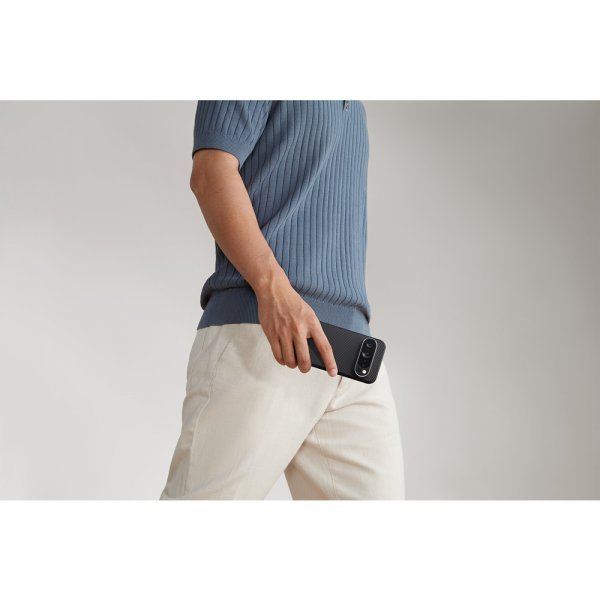 Pitaka Google Pixel 9/Pixel 9 Pro Cover Ultra-Slim Case MagSafe Sort/Grå Twill