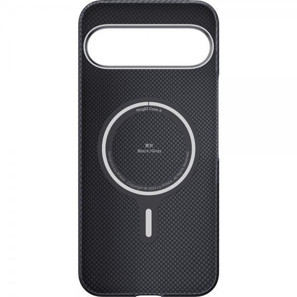 Pitaka Google Pixel 9 Pro XL Cover Ultra-Slim Case MagSafe Black/Grey Twill