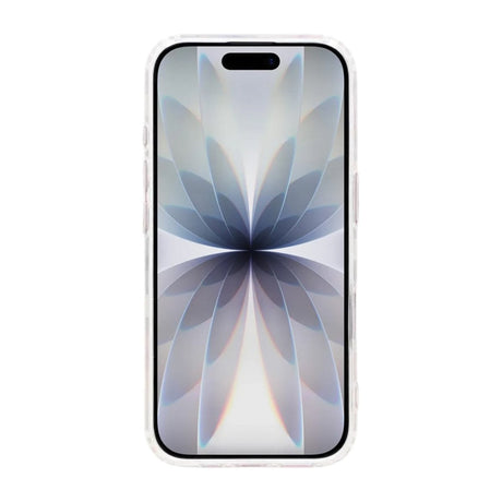 iPhone 17 Cover med blomstret strass MagSafe Blå Lilla