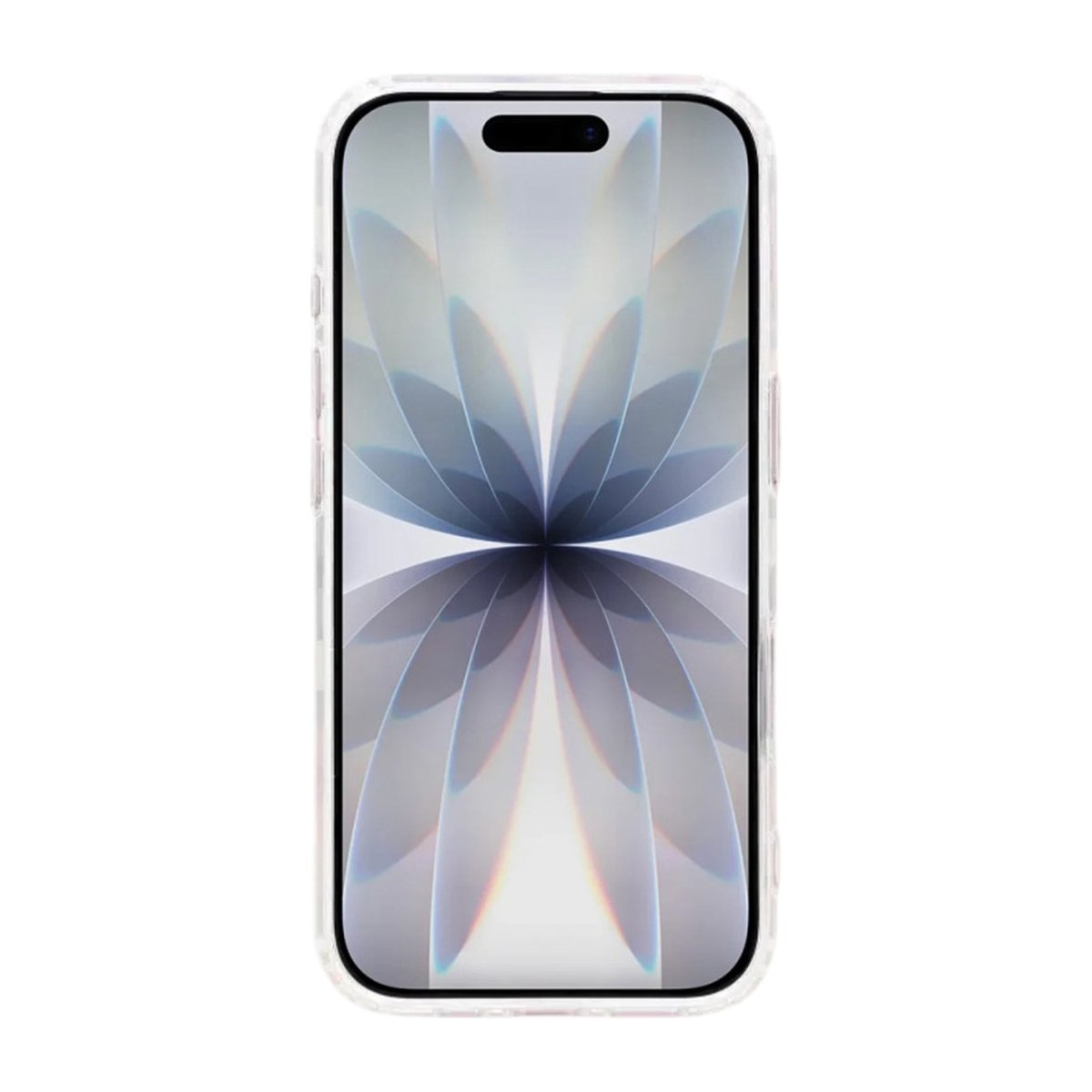 iPhone 17 Cover med blomstret strass MagSafe Blå