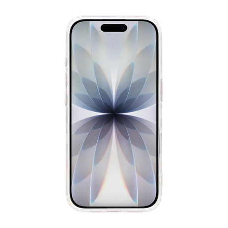 iPhone 17 Cover med blomstret strass MagSafe Lyserød