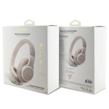 Guess Trådløse Hovedtelefoner Bluetooth 4G Script Metal Logo Rosa