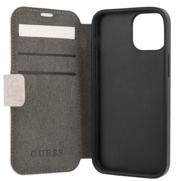 Guess iPhone 13 Mini Cover Printed Stripe Rosa