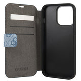 Guess iPhone 13 Pro Max Cover Printed Stripe Blå