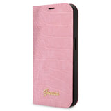 Guess iPhone 14 Plus Cover Croco Rosa