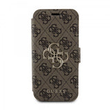Guess iPhone 15 Pro Cover 4G Logo Brun