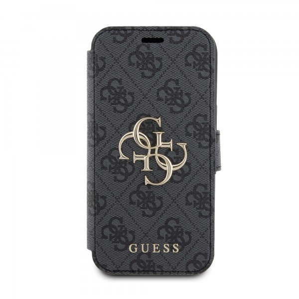 Guess iPhone 15 Plus Cover 4G Logo Grå