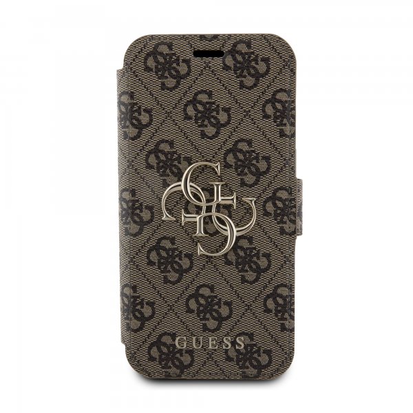 Guess iPhone 15 Pro Max Cover 4G Logo Brun