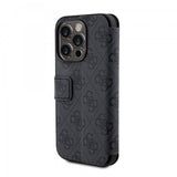 Guess iPhone 15 Pro Max Cover 4G Logo Grå