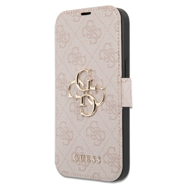 Guess iPhone 15 Pro Max Cover 4G Logo Rosa