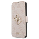 Guess iPhone 15 Pro Max Cover 4G Logo Rosa