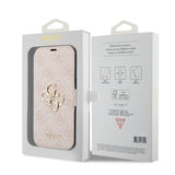 Guess iPhone 15 Pro Max Cover 4G Logo Rosa