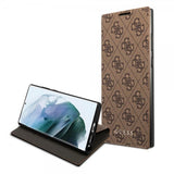Guess Samsung Galaxy S22 Ultra Cover 4G Logo Brun