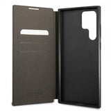 Guess Samsung Galaxy S22 Ultra Cover 4G Logo Grå