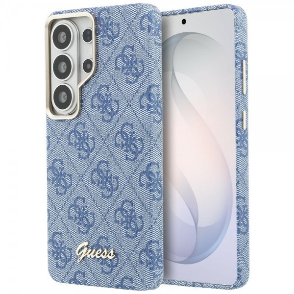 Guess Samsung Galaxy S26 Ultra Cover 4G Script MagSafe Blå