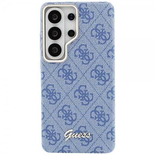 Guess Samsung Galaxy S26 Ultra Cover 4G Script MagSafe Blå
