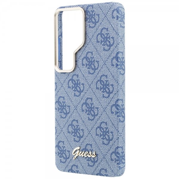 Guess Samsung Galaxy S26 Ultra Cover 4G Script MagSafe Blå
