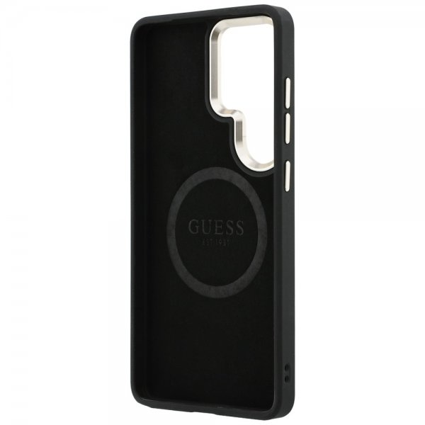 Guess Samsung Galaxy S26 Ultra Cover Perforated Logo MagSafe Brun