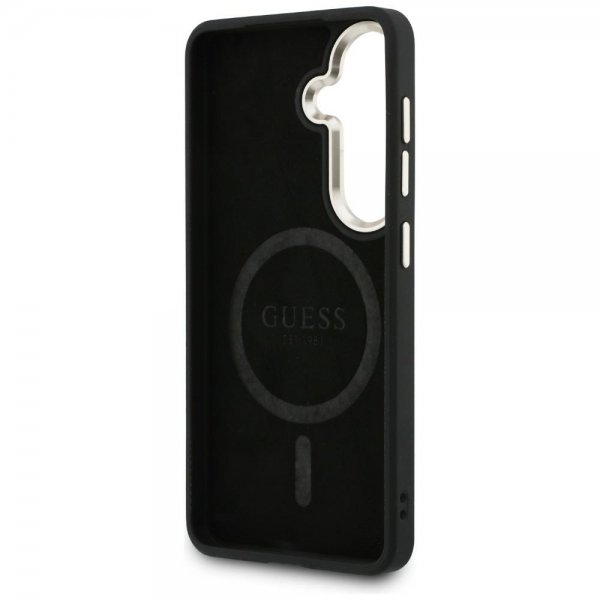 Guess Samsung Galaxy S26 Cover 4G Præget MagSafe Blå