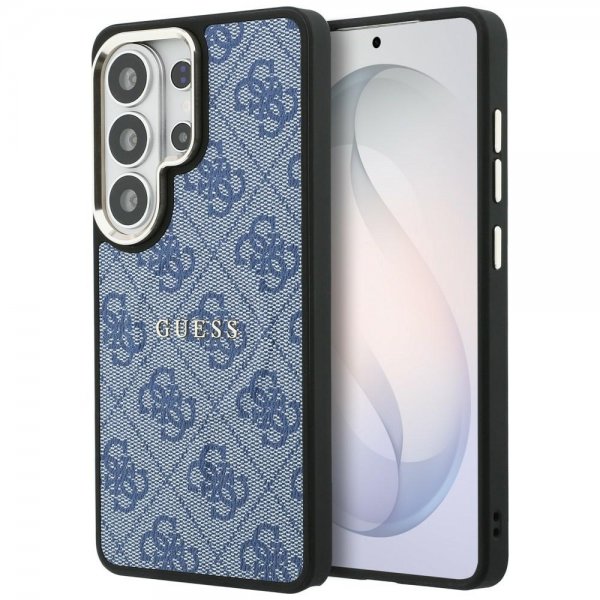 Guess Samsung Galaxy S26 Ultra Cover 4G Embossed MagSafe Blå